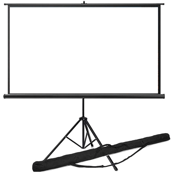As Is Projector Screen w Tripod 100inches